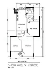 Blk 284 Tampines Street 22 (Tampines), HDB 3 Rooms #525608201